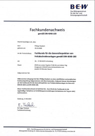 B.E.W. Zertifikat Uni Roka Berlin